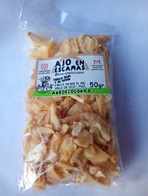 Ajo en escamas "Finca la Feliciana" x 50gr