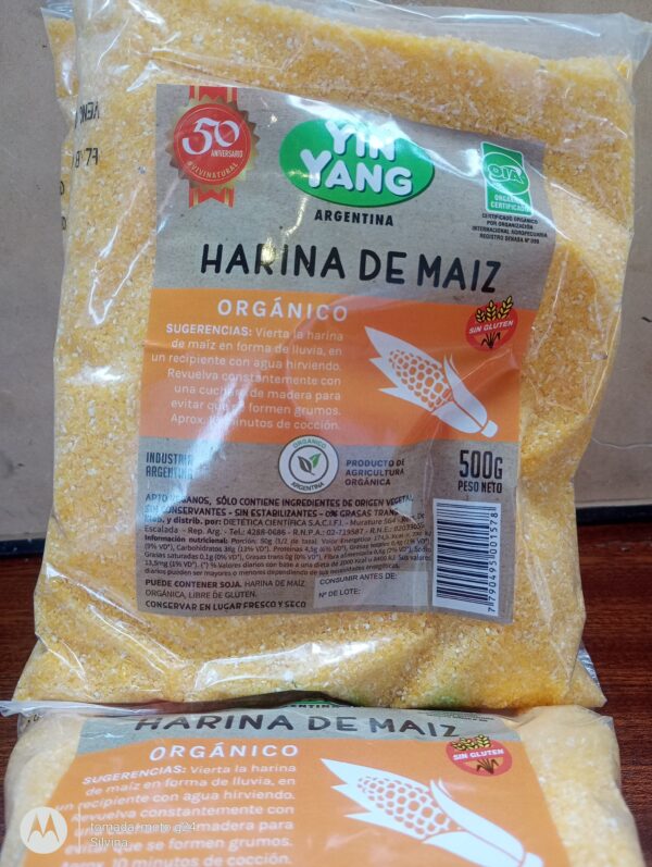 Polenta Orgánica "Ying Yang" x 500 gr
