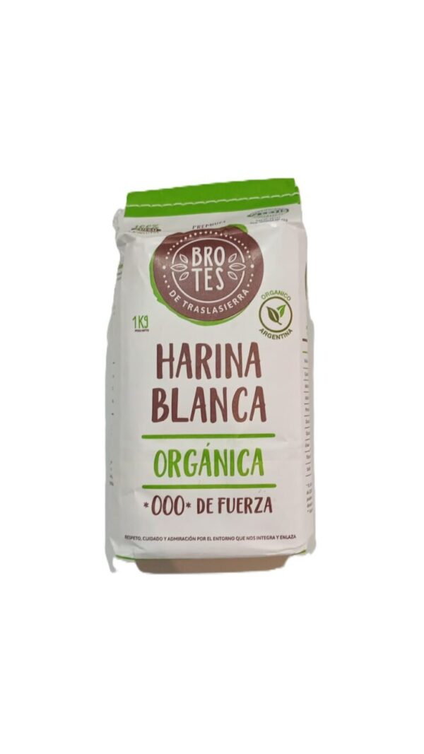 Harina Blanca Orgánica 000 "BROTES" x Kg