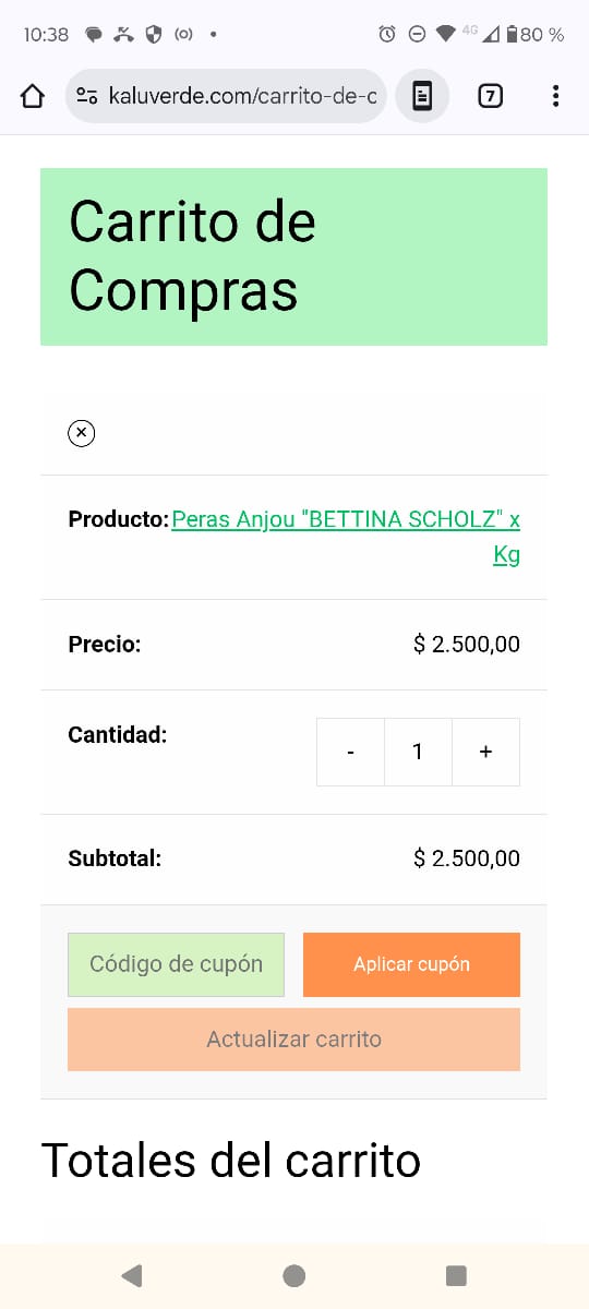 Carrito de compra