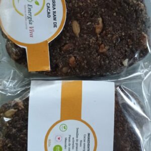 Barras Raw de Cacao x 60gr. "Sabores de mi Tierra"