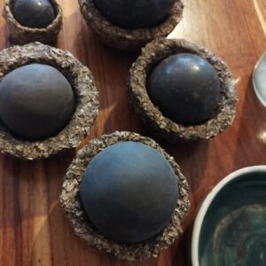 Dorodango en cuenco biodegradable x Unidad